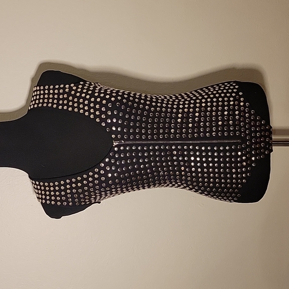 Studded Zippered Body Suit - Picture 2 of 3